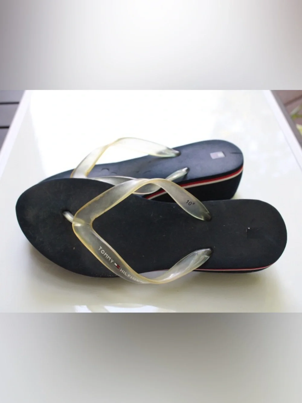 Vintage Tommy Hifigee y2k wedge sandals